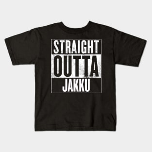 STRAIGHT OUTTA JAKKU Kids T-Shirt